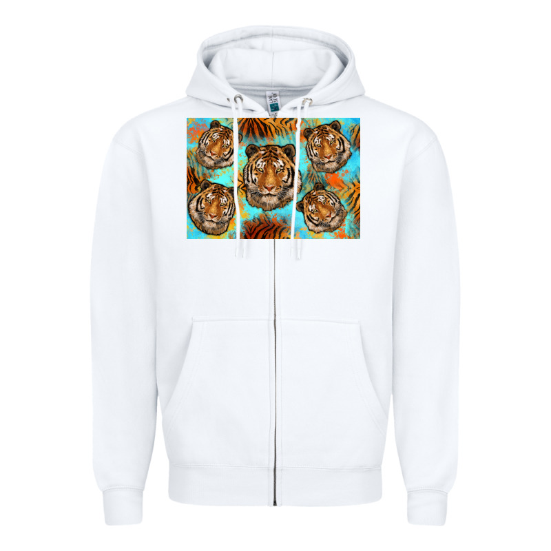 Tiger Zipper Hoodie by Artiststas | Teevron