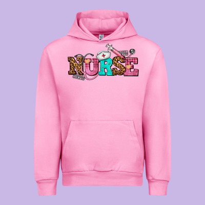 Nurse With Nurse Element Urban Hoodie Designed By Adodesignshop