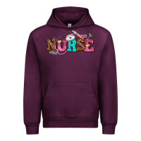 Mauve Wine nurse with nurse element Urban Hoodie - AdoDesignShop