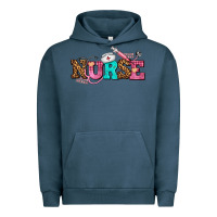 Pigment Midnight Navy nurse with nurse element Urban Hoodie - AdoDesignShop