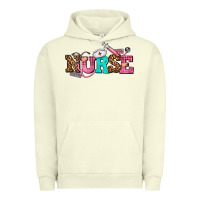 Pigment Pistachio nurse with nurse element Urban Hoodie - AdoDesignShop