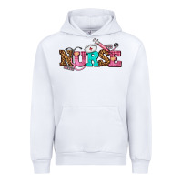 White nurse with nurse element Urban Hoodie - AdoDesignShop