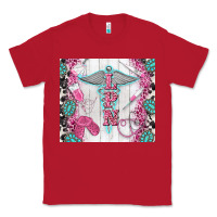 Red lpn Classic Tee - TumblerDesignByShophia