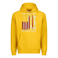 Lemon That_s What I Do I Fix Stuff And I Know Things American Flag Premium Hoodie - trangStudio