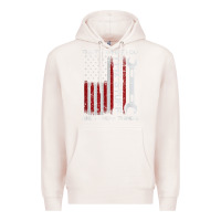 Pale Pink That_s What I Do I Fix Stuff And I Know Things American Flag Premium Hoodie - trangStudio