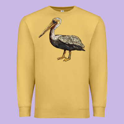 Louisiana State Bird Pelican Premium Sweatshirt Designed By Barkaloodesign