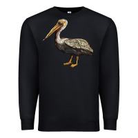 Black louisiana state bird pelican Premium Sweatshirt - BarkalooDesign