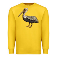 Lemon louisiana state bird pelican Premium Sweatshirt - BarkalooDesign