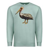 Seafoam louisiana state bird pelican Premium Sweatshirt - BarkalooDesign