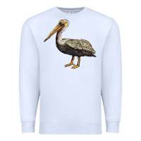 White louisiana state bird pelican Premium Sweatshirt - BarkalooDesign