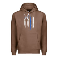 Chestnut Scottish American Flag Combo Scotland USA Saltire Gift Premium Hoodie - trangStudio