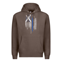 Coffee Scottish American Flag Combo Scotland USA Saltire Gift Premium Hoodie - trangStudio