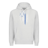 Dove Grey Scottish American Flag Combo Scotland USA Saltire Gift Premium Hoodie - trangStudio