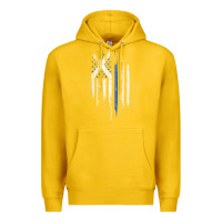 Lemon Scottish American Flag Combo Scotland USA Saltire Gift Premium Hoodie - trangStudio