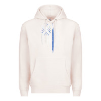 Pale Pink Scottish American Flag Combo Scotland USA Saltire Gift Premium Hoodie - trangStudio