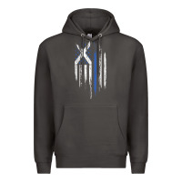 Smoke Scottish American Flag Combo Scotland USA Saltire Gift Premium Hoodie - trangStudio