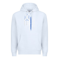 White Scottish American Flag Combo Scotland USA Saltire Gift Premium Hoodie - trangStudio