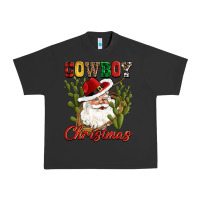 Pigment Black cowboy christmas western cactus Urban Heavy Tee - CowGirlArtShop
