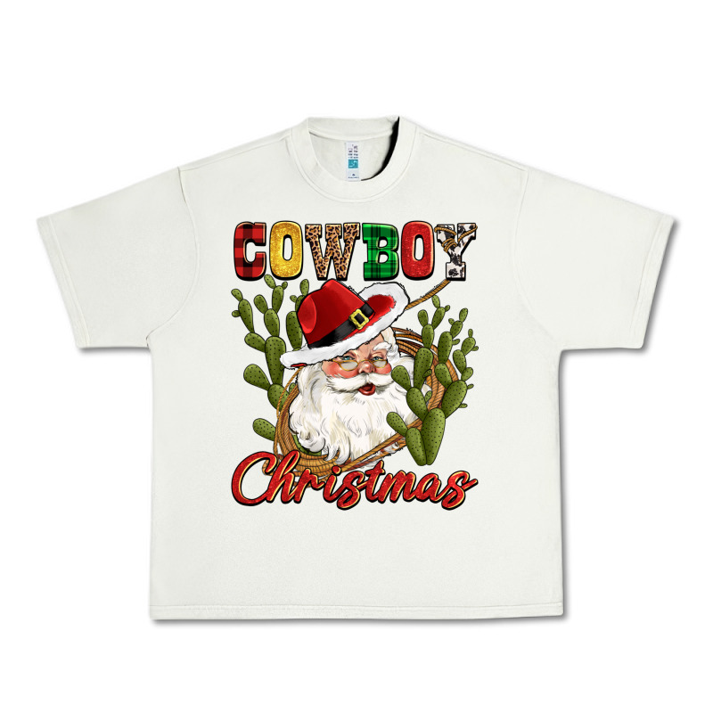 Cowboy Christmas Western Cactus Urban Heavy Tee by CowGirlArtShop | Teevron