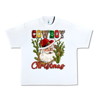 White cowboy christmas western cactus Urban Heavy Tee - CowGirlArtShop