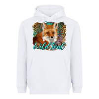 White wild soul fox with dream catcher Heavyweight Hoodie - BarkalooDesign