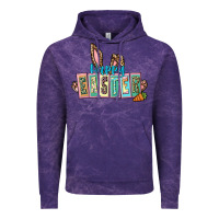 Cloud Purple Happy Easter Easter Day Vintage Hoodie - CowGirlArtShop