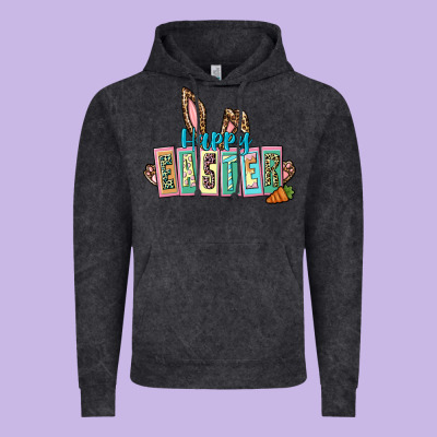Happy Easter Easter Day Vintage Hoodie Designed By Cowgirlartshop
