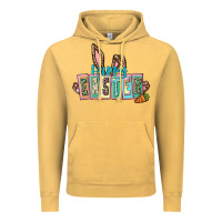 Vintage Mustard Happy Easter Easter Day Vintage Hoodie - CowGirlArtShop