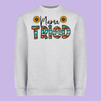 Mama Tried Heavyweight Sweatshirt Designed By Cowhidedigitalart