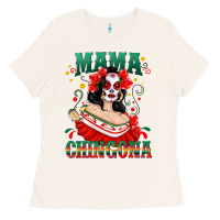 Bone Mama Chingona Skull Ladies Tee - texasbilliewilder
