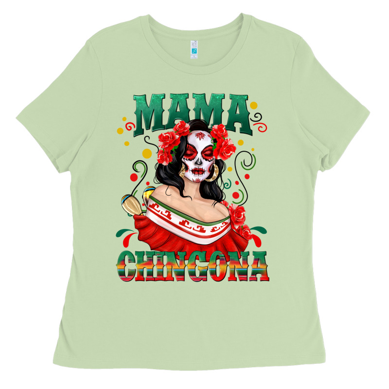 Mama Chingona Skull Ladies Tee by texasbilliewilder | Teevron