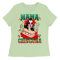 Matcha Mama Chingona Skull Ladies Tee - texasbilliewilder