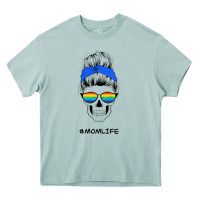 Arona Blue Glitter Rainbow Mom Skull Heavy Core Tee - Bettercallsaul