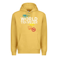 Antique Gold world traveler passport stamp gift shirt for men and women t shirt Premium Hoodie - trangStudio