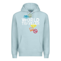 Blue Mist world traveler passport stamp gift shirt for men and women t shirt Premium Hoodie - trangStudio