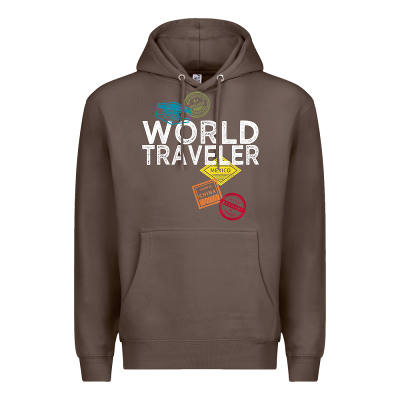 World Traveler Passport Stamp Gift Shirt For Men And Women T Shirt Premium Hoodie by trangStudio | Teevron