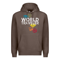 Coffee world traveler passport stamp gift shirt for men and women t shirt Premium Hoodie - trangStudio