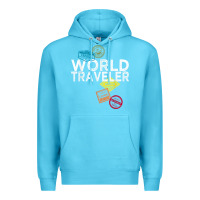 Ocean Blue world traveler passport stamp gift shirt for men and women t shirt Premium Hoodie - trangStudio