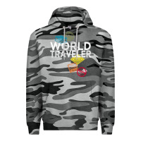 Slate Camo world traveler passport stamp gift shirt for men and women t shirt Premium Hoodie - trangStudio