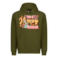 Army Green One hoppy Mama Premium Hoodie - LillyAllenDesigns