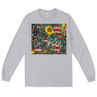 Moon Dust America Flag Leopard Gemstone Sunflower Long Sleeve Tee - CowCowDesign
