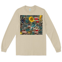 Mushroom America Flag Leopard Gemstone Sunflower Long Sleeve Tee - CowCowDesign