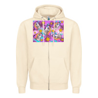Sandshell unicorn Zipper Hoodie - Artiststas