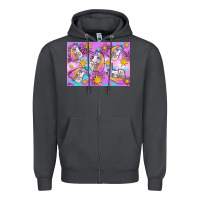 Smoke unicorn Zipper Hoodie - Artiststas