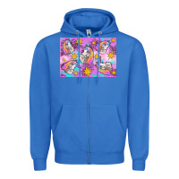True Royal unicorn Zipper Hoodie - Artiststas