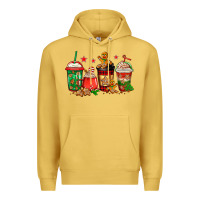 Antique Gold christmas cookies coffee Premium Hoodie - Jasminsmagicworld