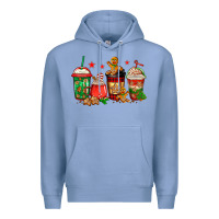 Colony Blue christmas cookies coffee Premium Hoodie - Jasminsmagicworld