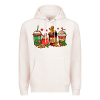 Pale Pink christmas cookies coffee Premium Hoodie - Jasminsmagicworld