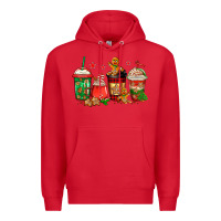 Red christmas cookies coffee Premium Hoodie - Jasminsmagicworld