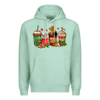 Seafoam christmas cookies coffee Premium Hoodie - Jasminsmagicworld